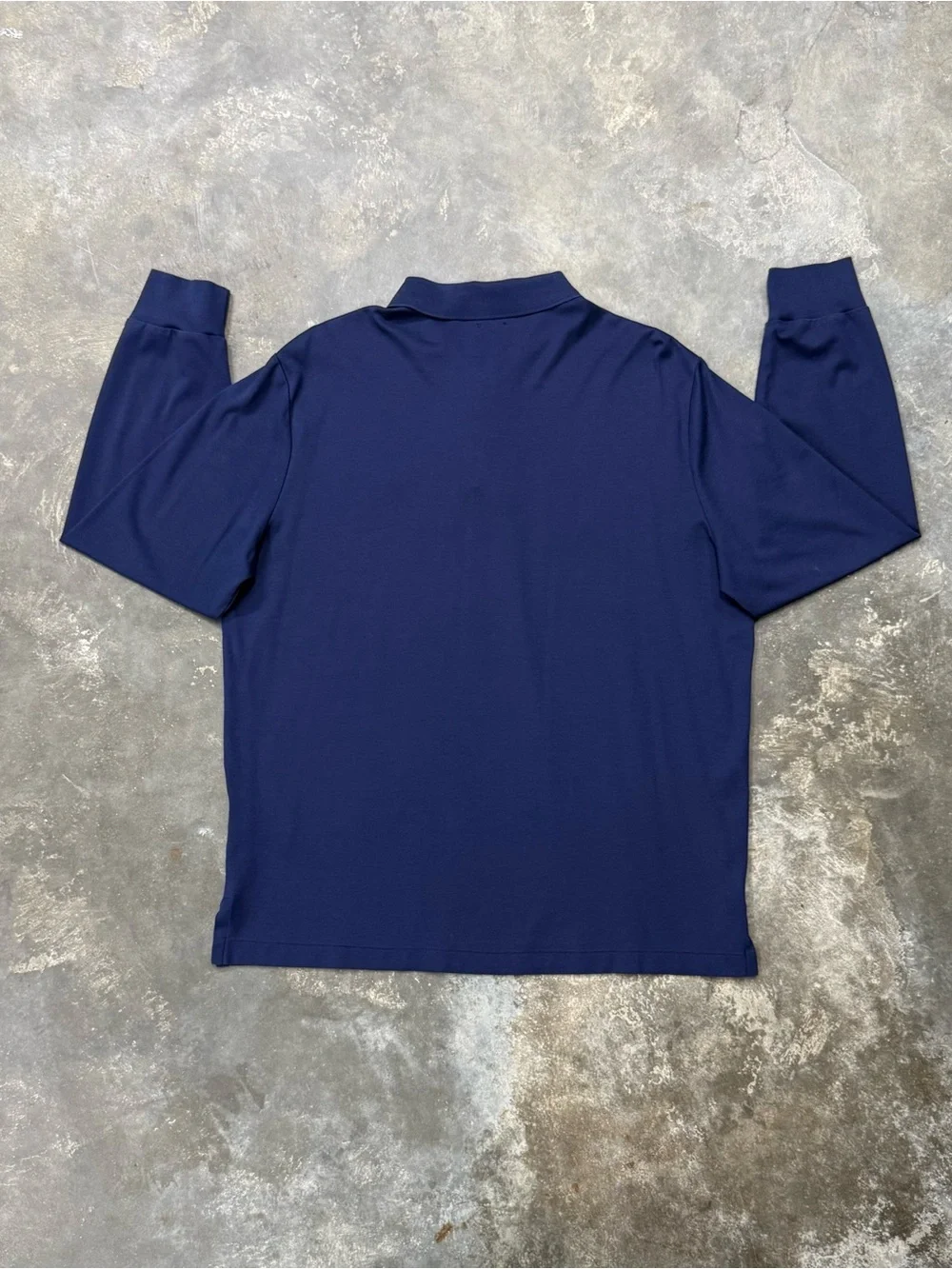 Polo Ralph Lauren Classic Fit Long Sleeve Polo Mens L Navy Preppy